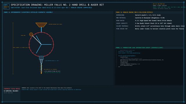 Miller Falls No. 2 Hand Drill & Auger Bit